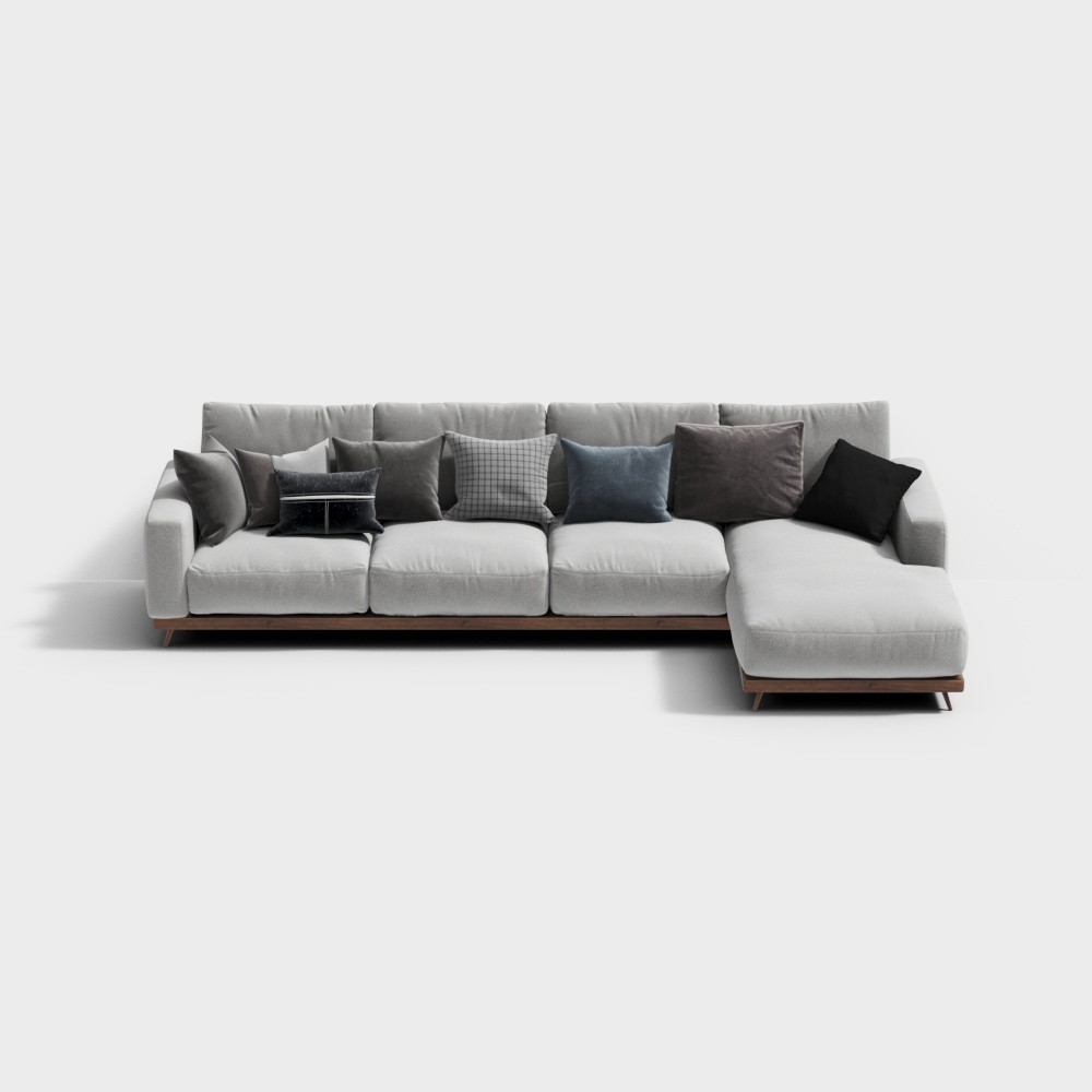 MasaSanty/Moro - Nordic Living Room Corner Sofa