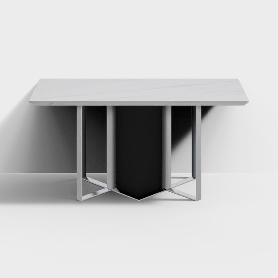 Minimalist Dining Table 3D model