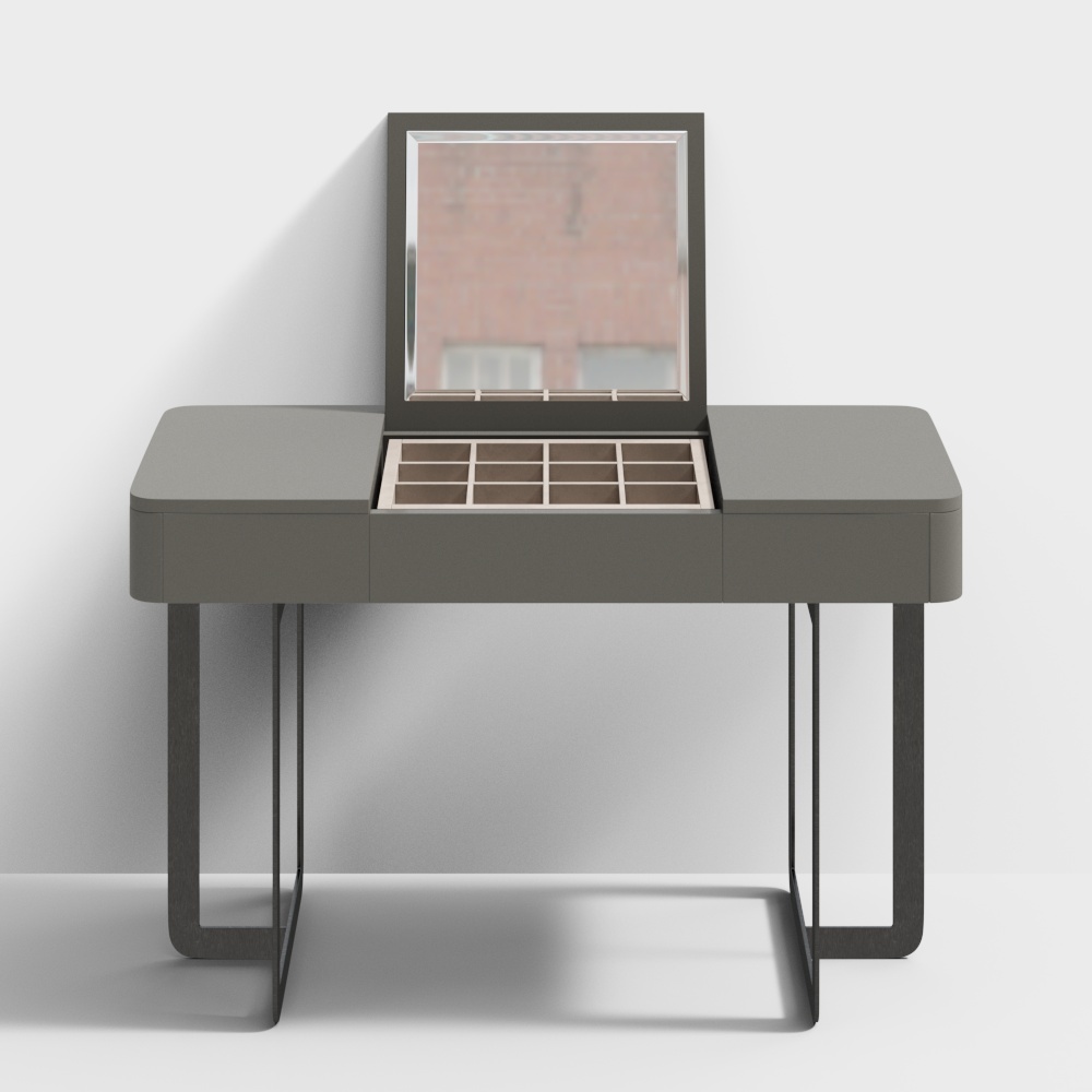 Comò a specchio IPF 5204702-1A1 (Aperto)