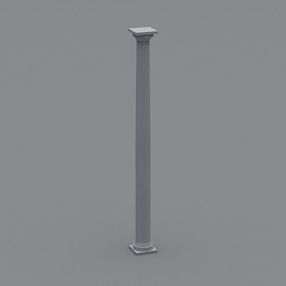 Minimalist Roman Column 3D model