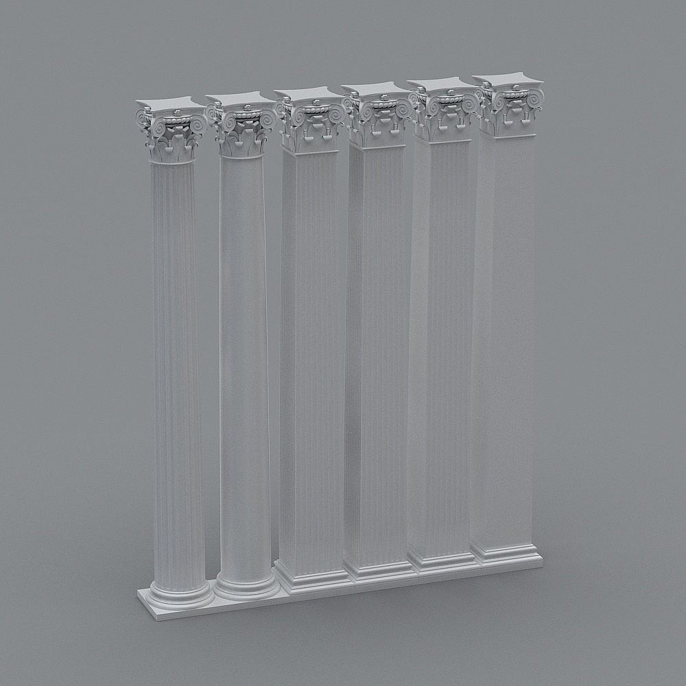 Stunning Roman Column 3D model