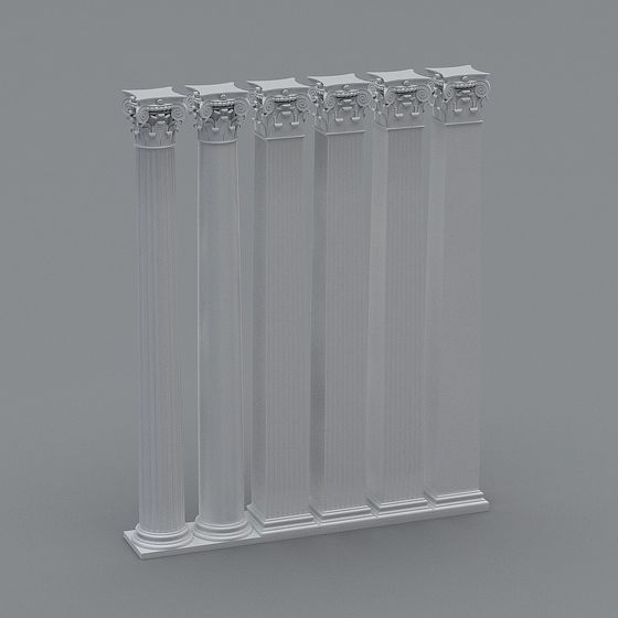 Stunning Roman Column 3D model
