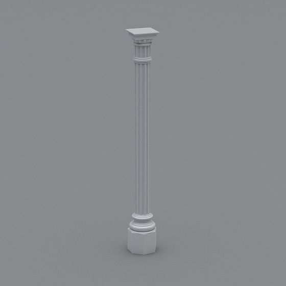 Classic Roman Column 3D model