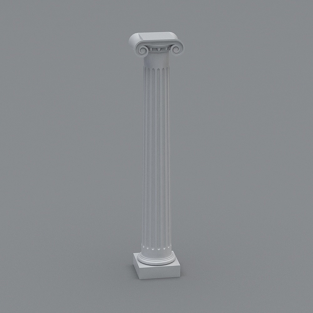 Classical Roman Column 3D model