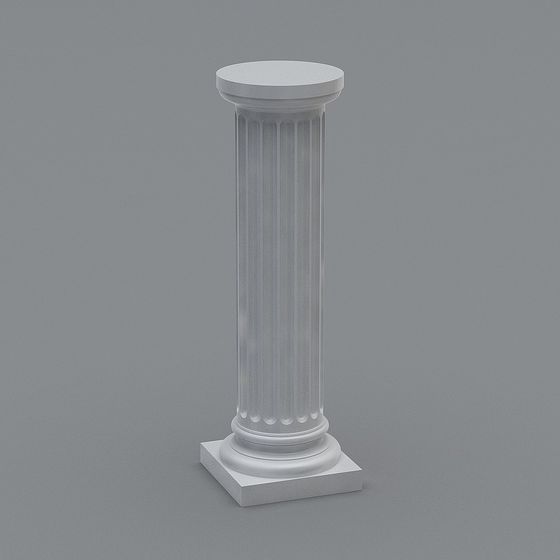 Elegant Roman Column 3D model for Classic Aesthetics