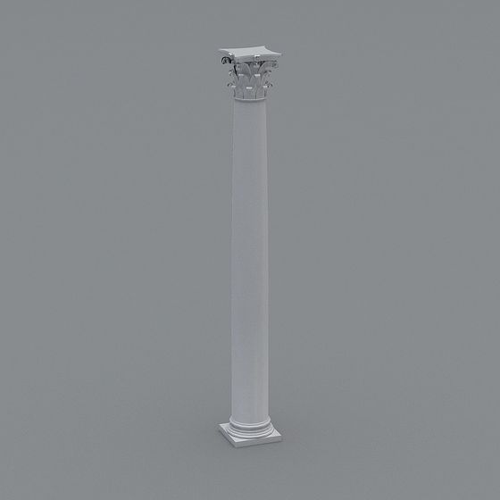 Stunning Roman Column 3D Model for Classic Aesthetics