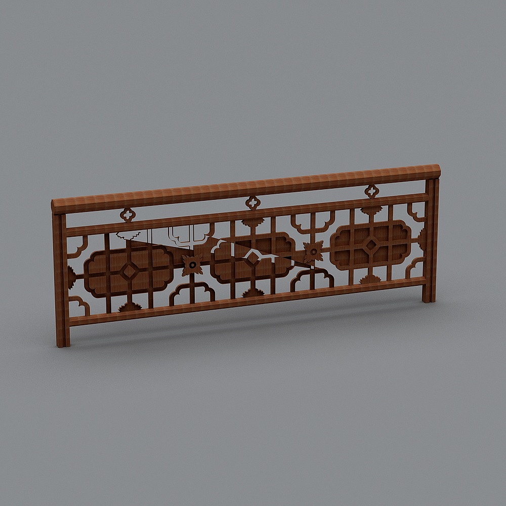 wooden railing