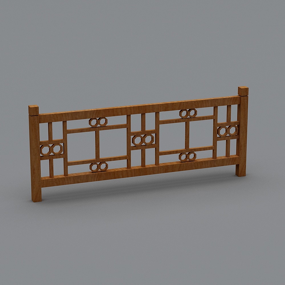 wooden railing