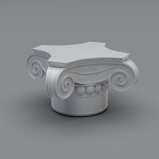 Roman Column Capital 3D model