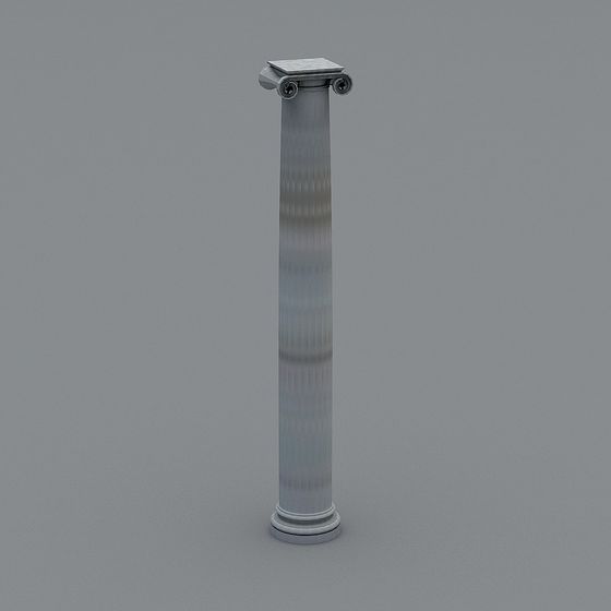 Stunning Low-Polygon Roman Column 3D Model