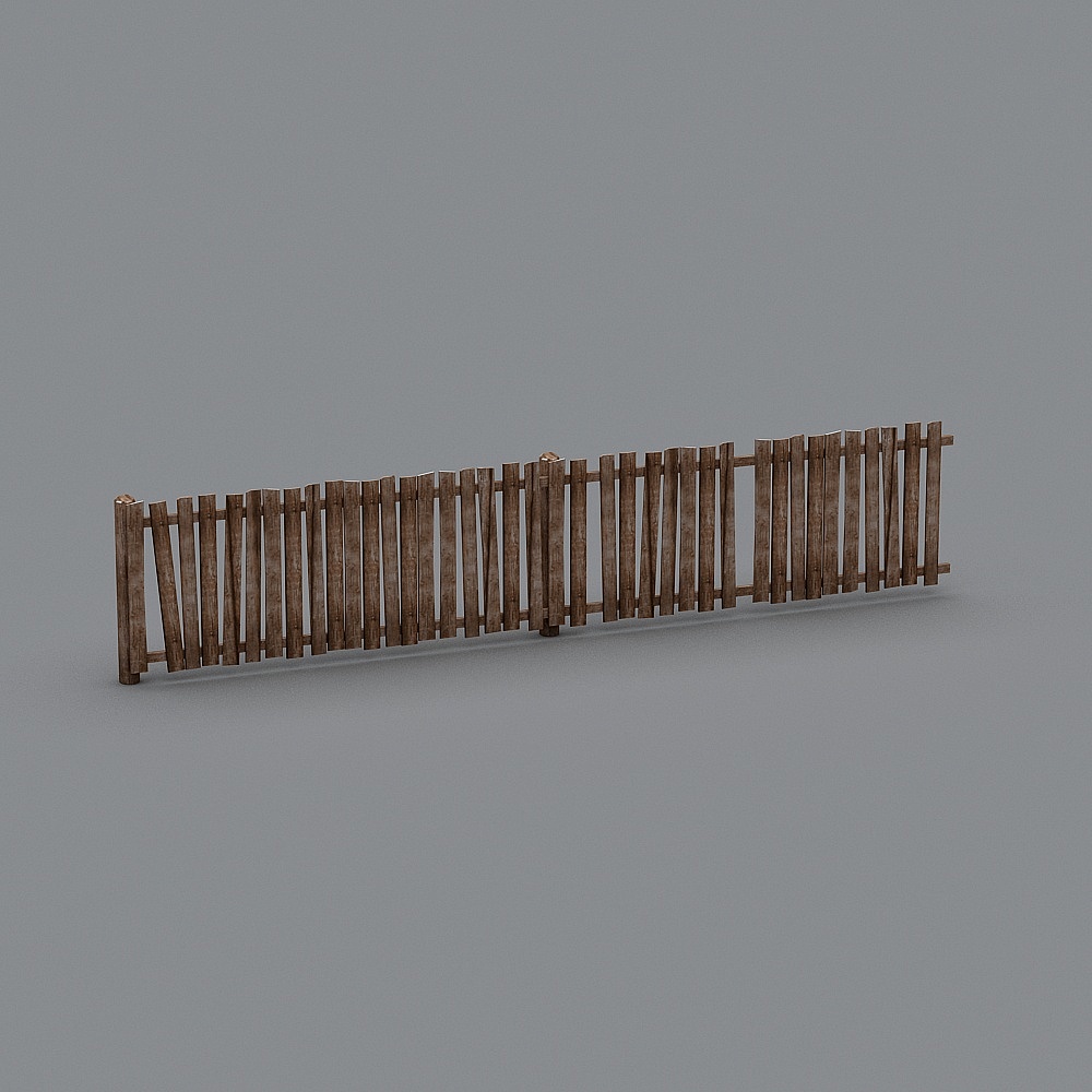 wooden railing