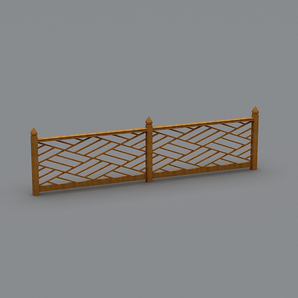 wooden railing