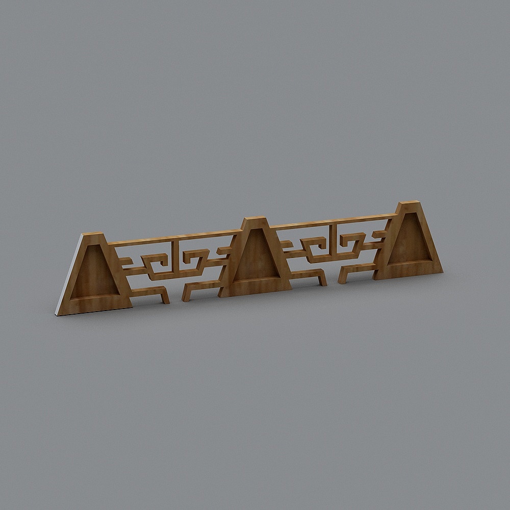 wooden railing