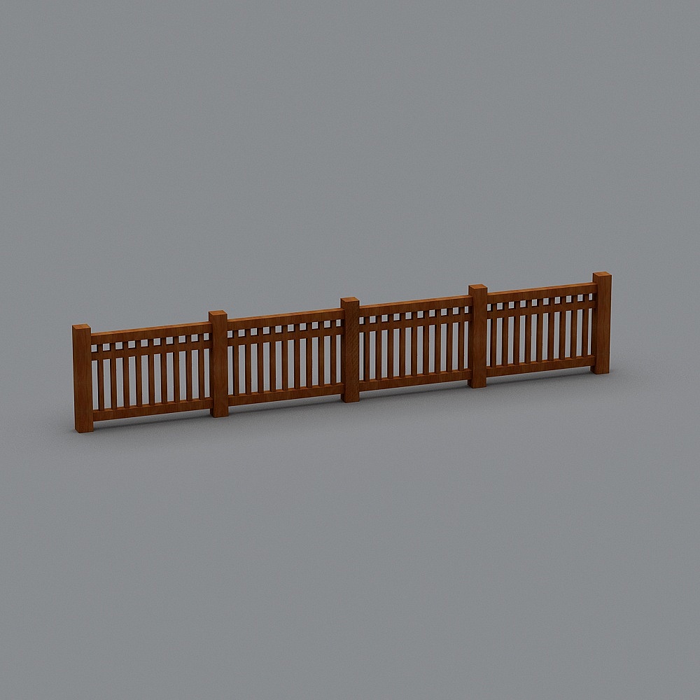 wooden railing