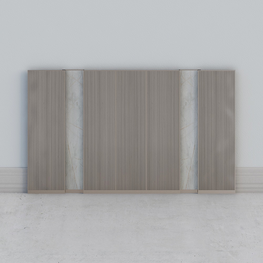 極簡風格背景牆木板牆