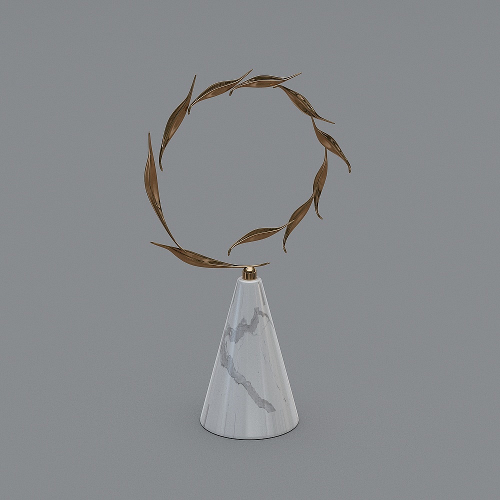 Wreath of Elegance 3D model for Modern Creations