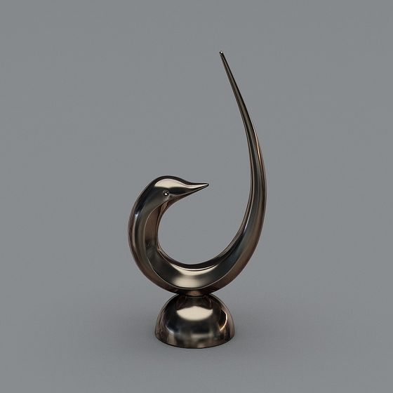 Streamlined Dolphin 3D model