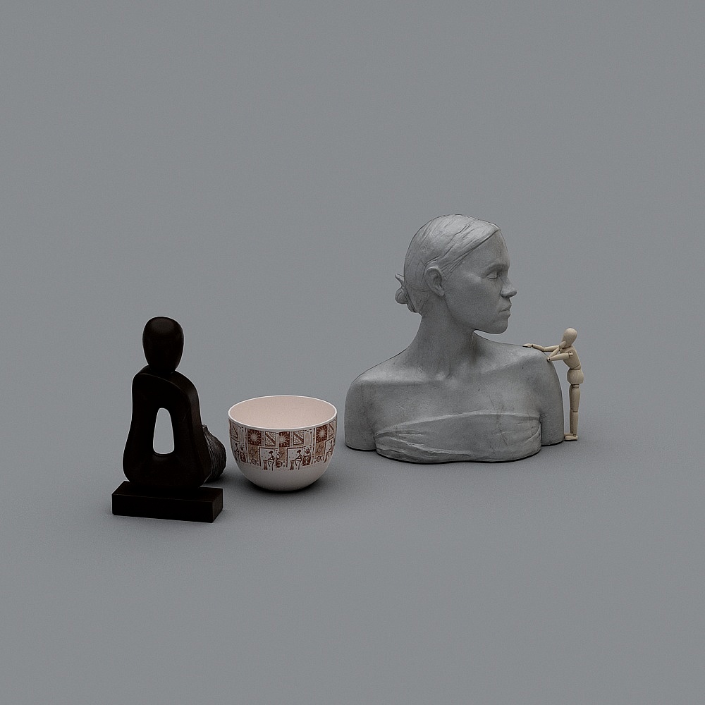 Sculpture figure decoration