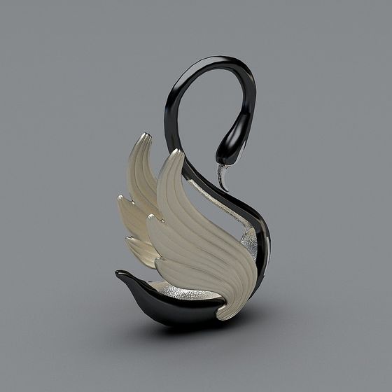 Swan Dance 3D model