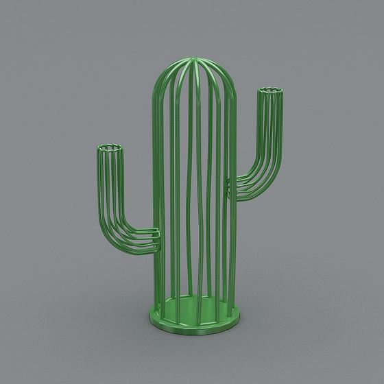 Unique Cactus Lamp 3D model for Creative Projects