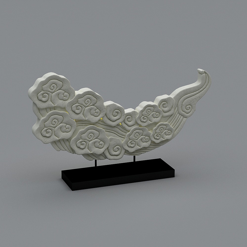 Cloud Wing 3D Model - Ethereal Design
