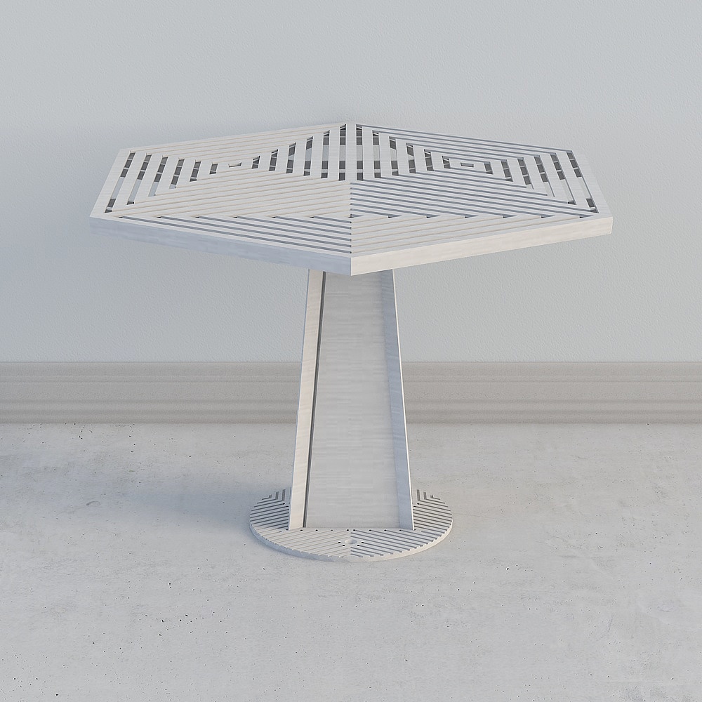 Geometric Light Table 3D model