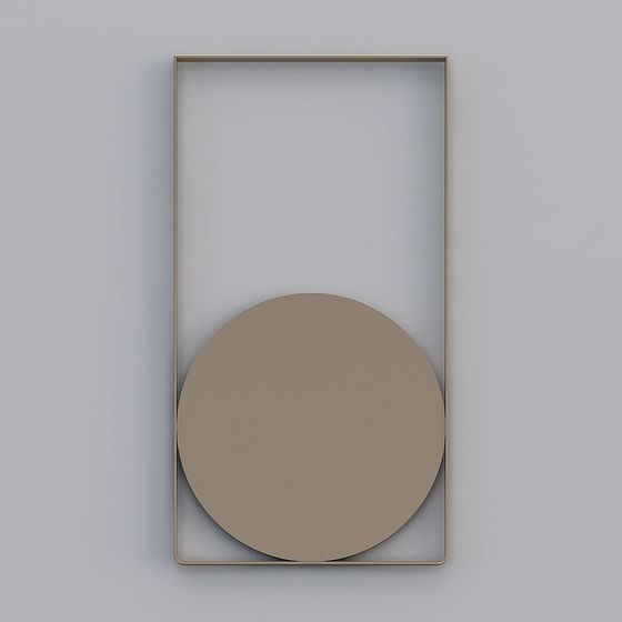 Stylish Low-Poly Decorative 3D Model