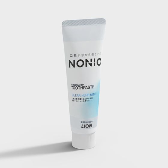 Nonio Toothpaste Tube 3D model - High Detail