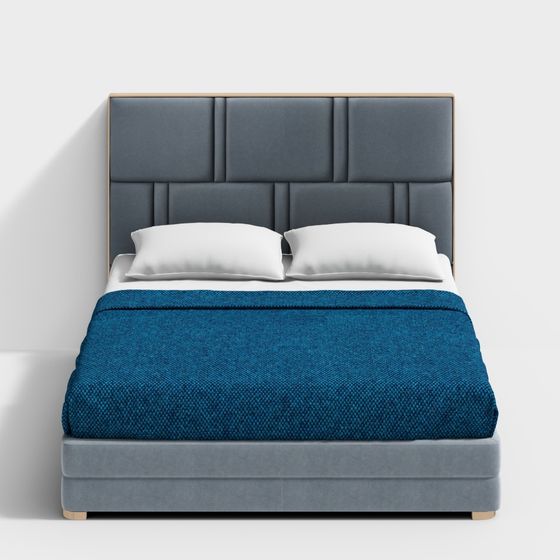 Urban Comfort Bed 3D model