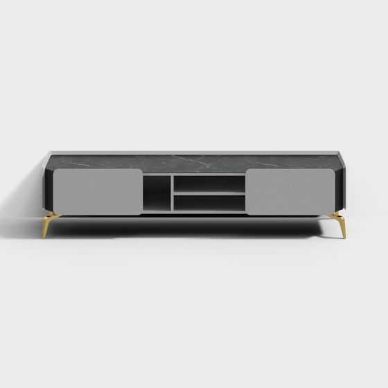 Elegant 3D Model TV Stand for Modern Interiors