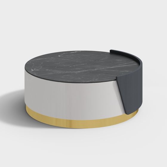Polygon Table 3d Stylish Low-Polygon Round Table 3D model for Modern Interiors
