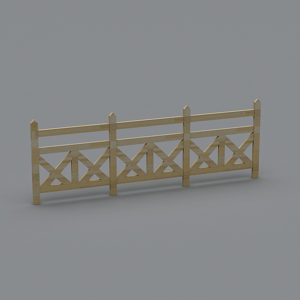 wooden railing