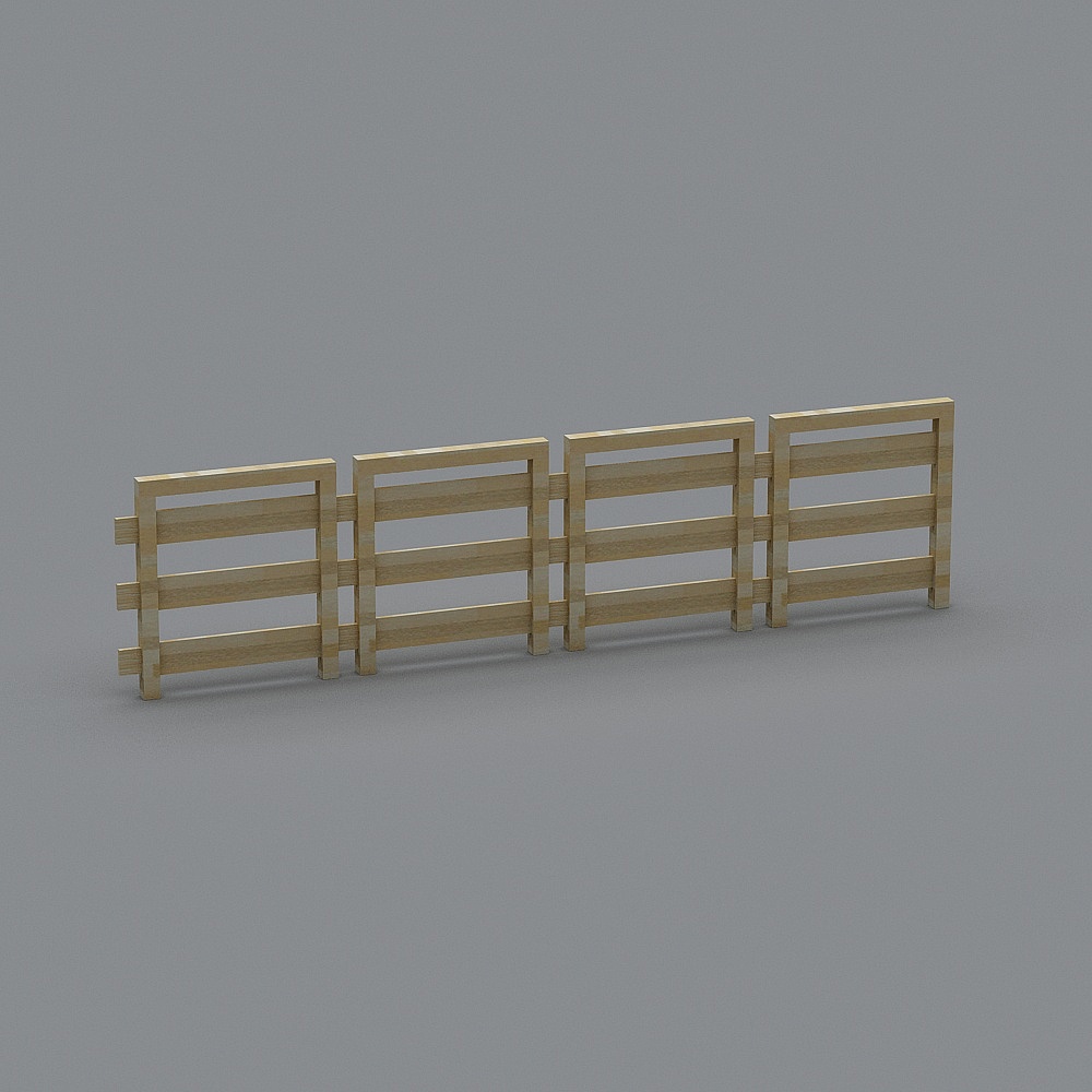 wooden railing