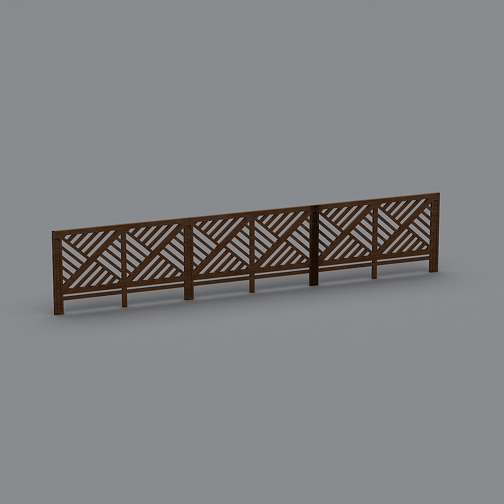 wooden railing