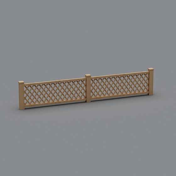 Lattice Fence 3D model