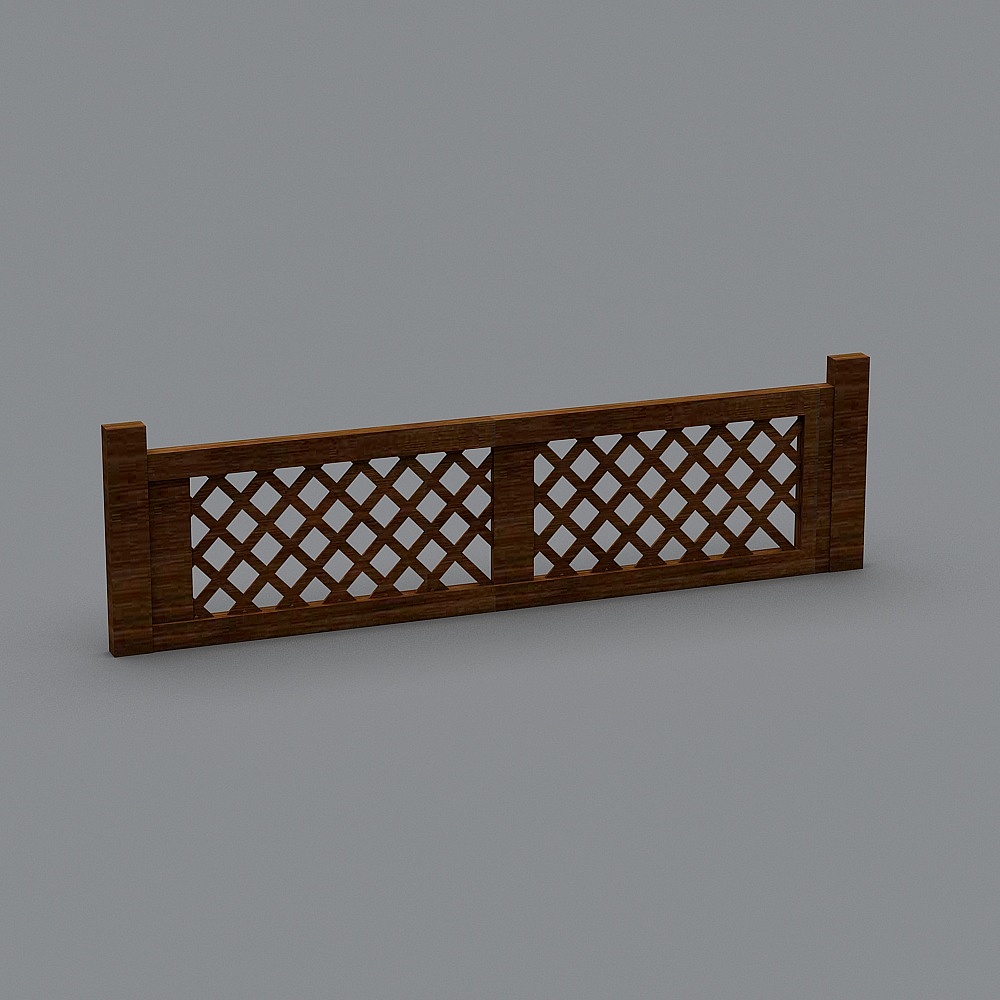 wooden railing