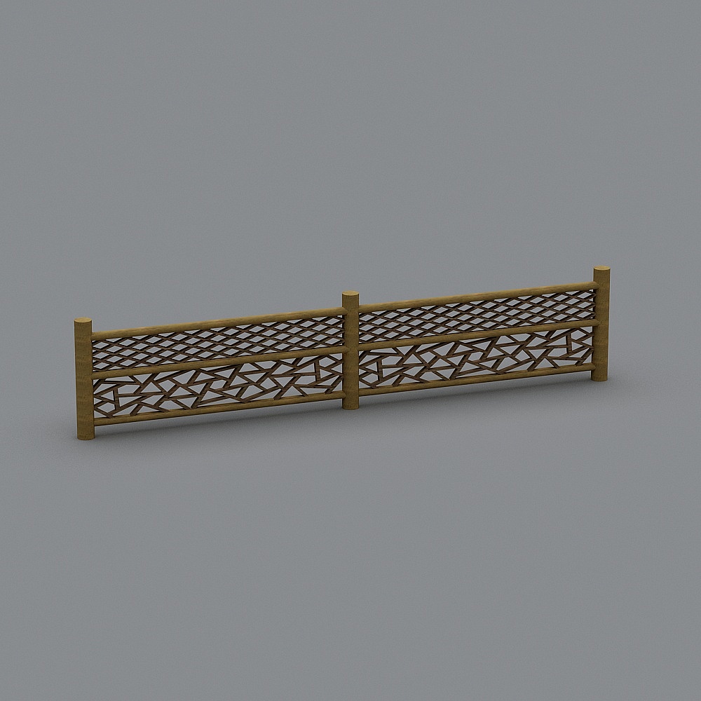 wooden railing