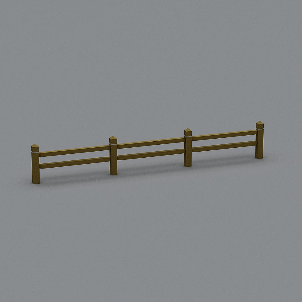 wooden railing