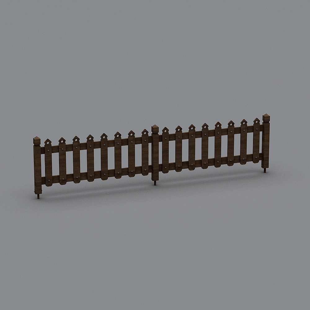 wooden railing