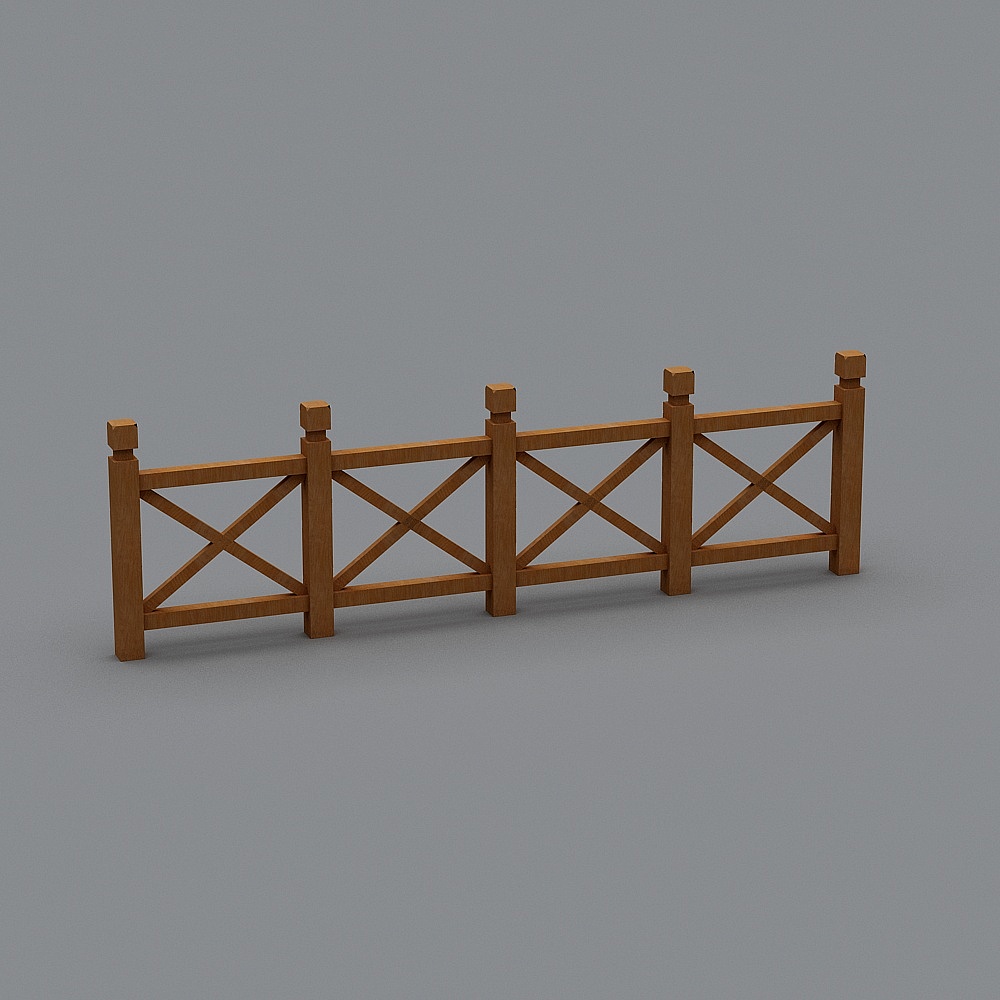 wooden railing