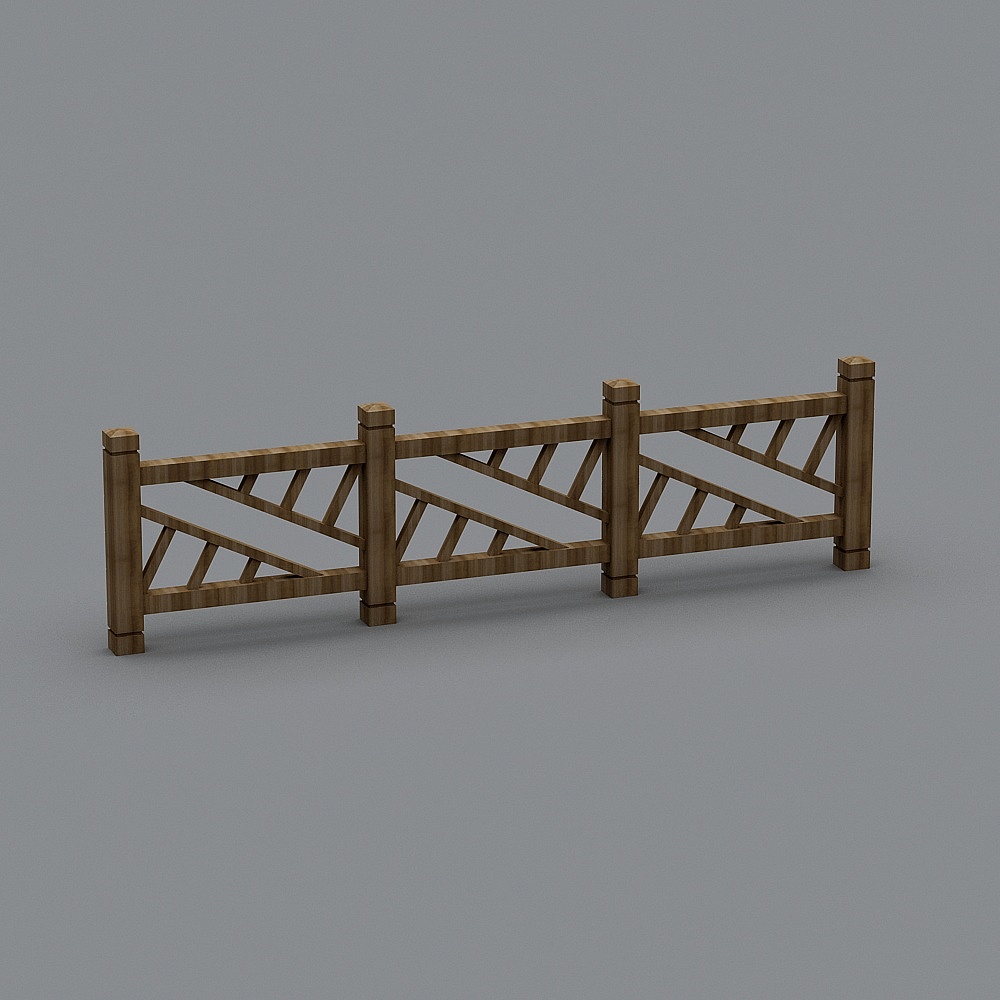 wooden railing