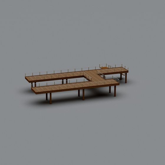 Coastal Walkway 3D model