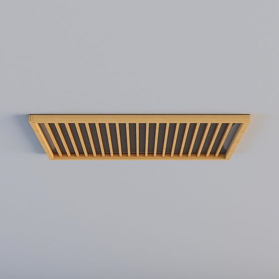 Minimalist Ceiling Vent 3D model for Modern Design