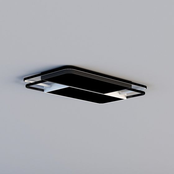 Urban Glow Ceiling Light 3D model for Modern Spaces