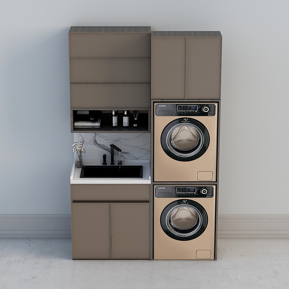 Washer cabinet