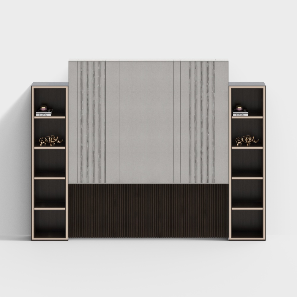 MasaSanty - Modern Light Luxury Restaurant Bookcase 【 Metis 】