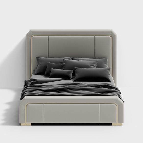 Urban Elegance 3D model Bed