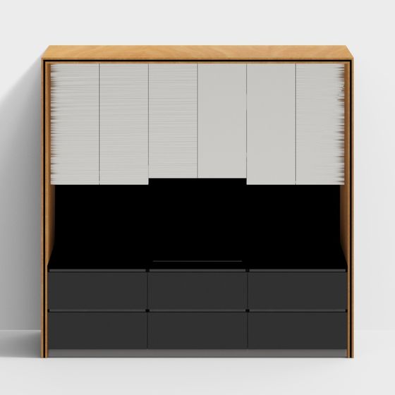 City Window Cabinet 3D model