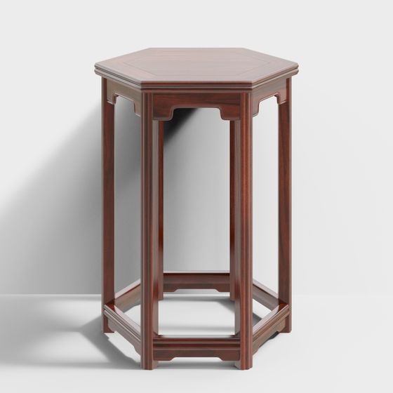 เก้าอี้นวมหกเหลี่ยมคู่กับโต๊ะกาแฟ (ไม้ชิงชัน, สาขากรดขาว)