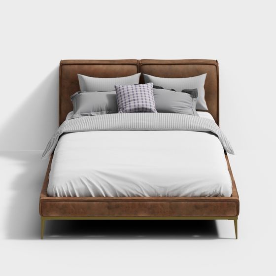 Urban Retreat Bed 3D model